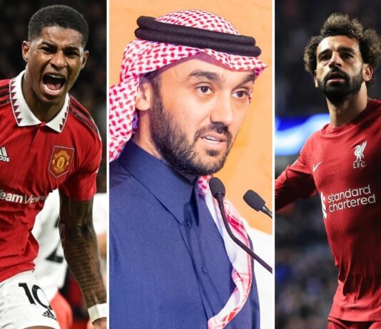 Pihak Arab Saudi siap bajak Manchester United atau Liverpool.