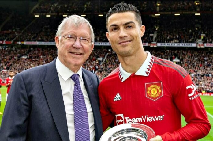 Sir Alex Ferguson dan Cristiano Ronaldo.