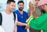 Lionel Messi mengunjungi Arab Saudi.