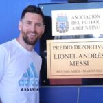 Nama Messi di Casa de Ezeiza.