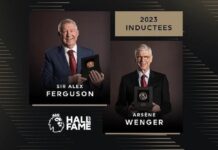 Sir Alex Ferguson dan Arsene Wenger raih Hall of Fame Premier League.