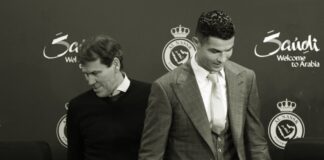 Rudi Garcia dan Cristiano Ronaldo.