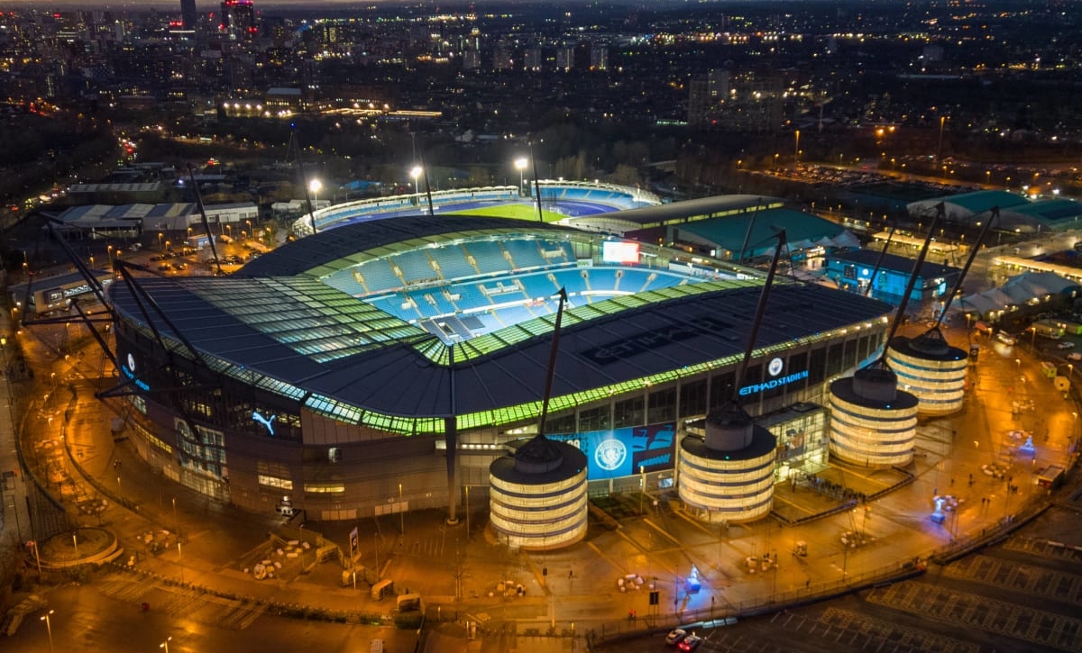 Etihad Stadium.