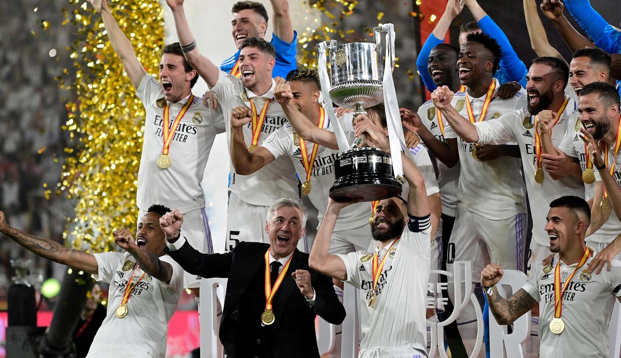 Real Madrid menangkan Copa del Rey.