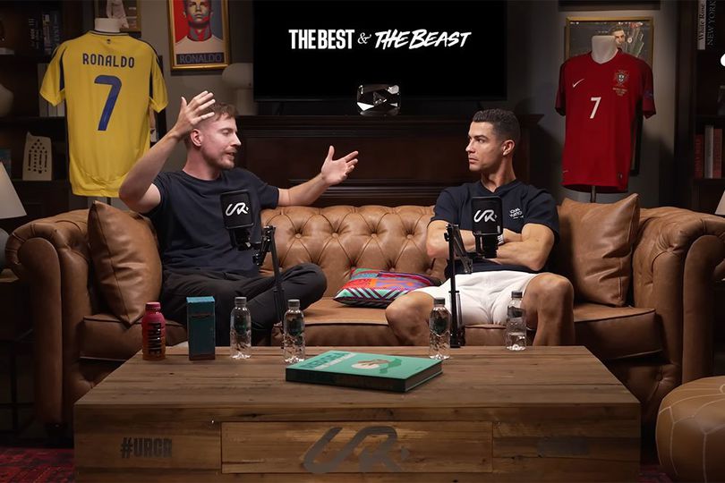 Cristiano Ronaldo Akhirnya Kolaborasi dengan Mr Beast