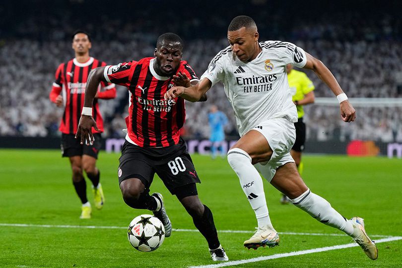 Real Madrid Dipecundangi AC Milan, Mbappe Fix Beban