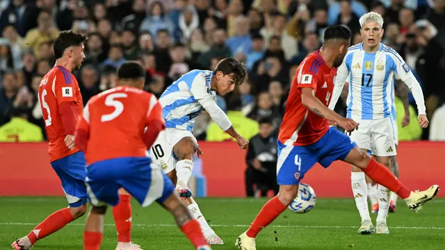 Head-to-Head Argentina vs Chile Dominasi La Albiceleste