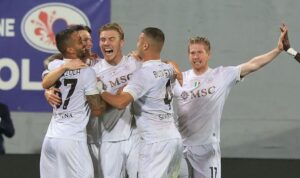 Rasmus Hojlund Girang Cetak Gol di Laga Debut bersama Napoli