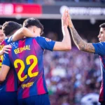 Hasil Pertandingan La Liga Pekan ke-25: Real Madrid Tumbang di El Sadar, Barcelona Pesta Gol di Kandang