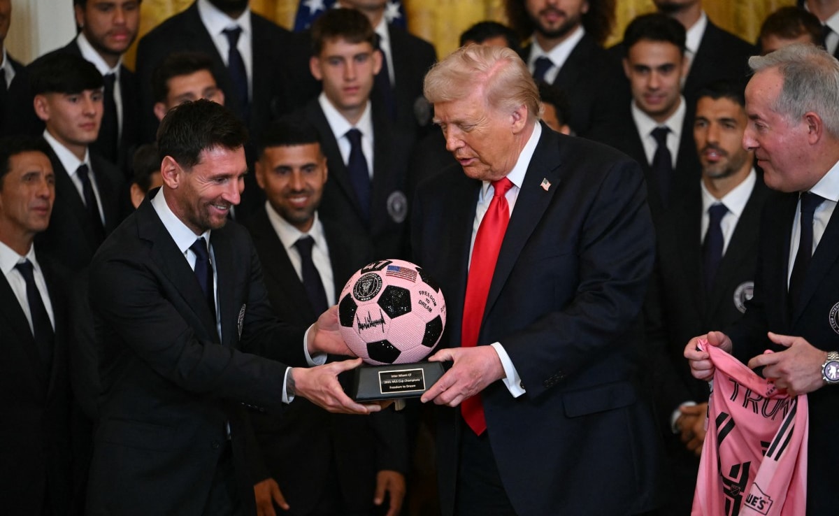 Momen Langka di Gedung Putih: Lionel Messi Temui Donald Trump