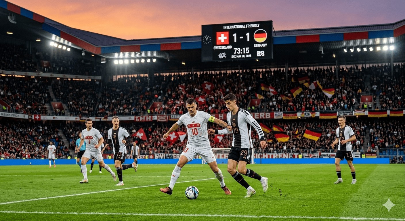 Prediksi Bolazola: Swiss vs Jerman 28 Maret 2026