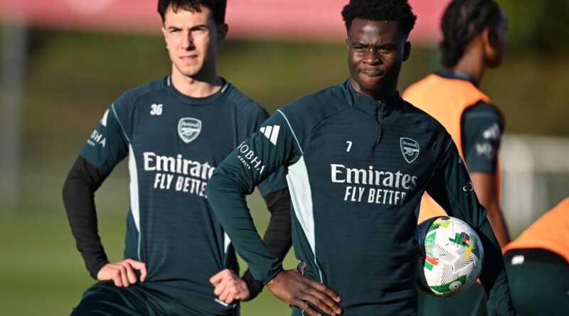 Kembalinya Saka Jadi Suntikan Motivasi Arsenal Hadapi Atletico Madrid