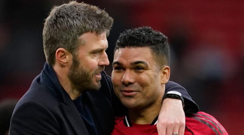 Carrick Beri Penghormatan untuk Casemiro Jelang Laga Perpisahan di Old Trafford