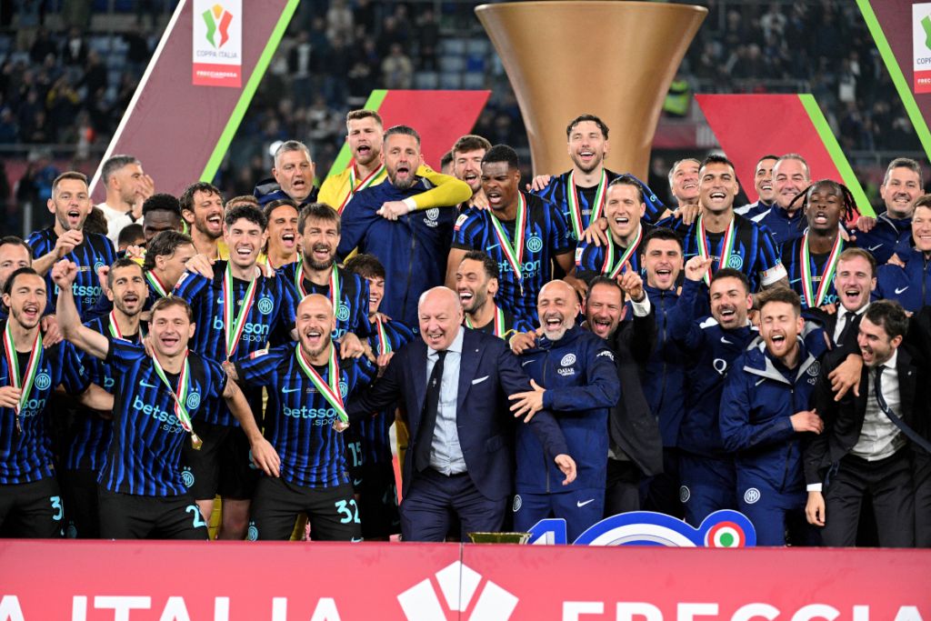 Inter Milan Segel Gelar Double Winner Usai Tekuk Lazio di Final Coppa Italia