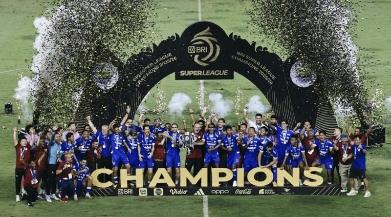 Persib Bandung Resmi Amankan Gelar Juara Super League Musim 2025/2026