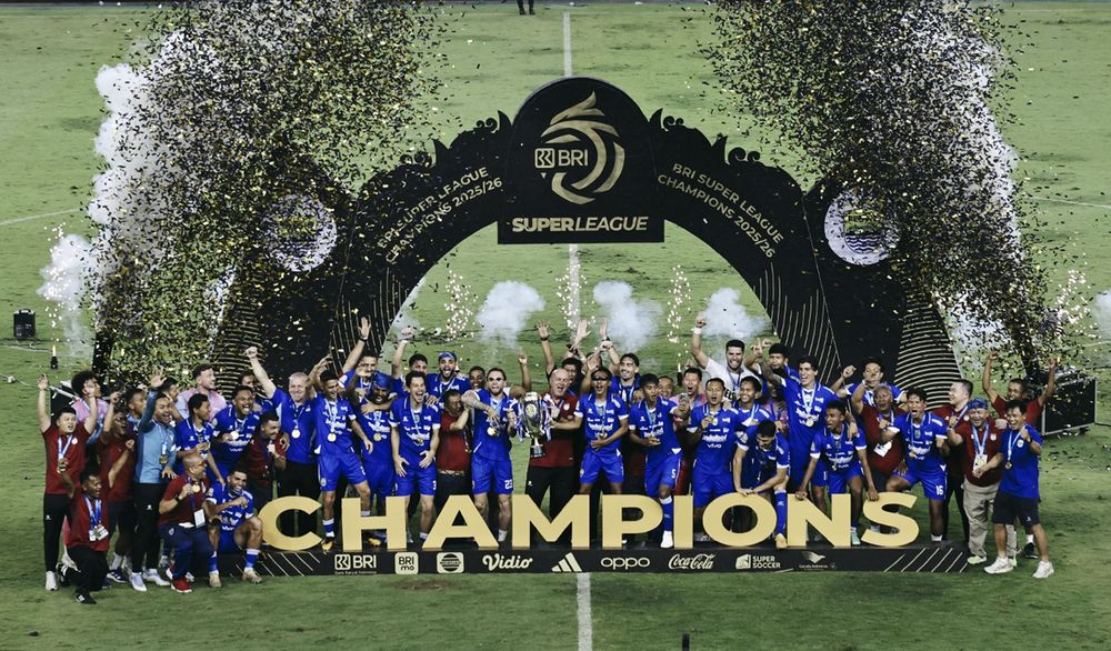 Persib Bandung Resmi Amankan Gelar Juara Super League Musim 2025/2026